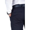 Erkek Kışlık Lacivert Panemara Cotton Likrali Gabardin Keten Pantolon