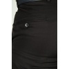 Erkek Siyah Cotton Regular Fit Kumaş Pantolon (black)