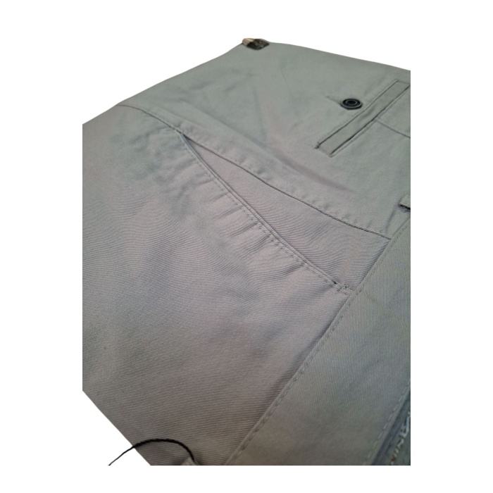 Erkek Pamuklu Likralı Taş Renk Gabardin Keten Pantolon