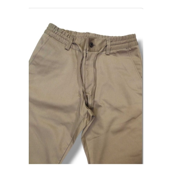Erkek Camel Slim Fit Likralı Jogger Pantolon