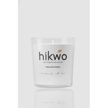 Hikwo – Vanilya Kokulu Soya Wax Bardak Mum