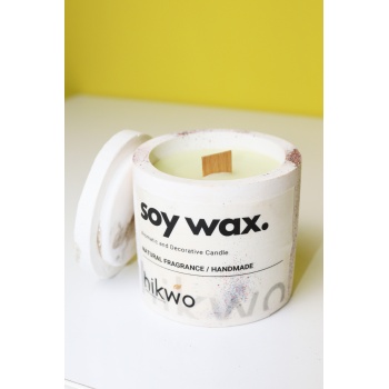 Simli Tasarım Bardak Soya Mumu