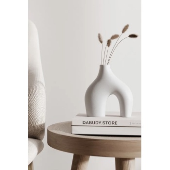 Bohem Estetik Vazo - Beyaz