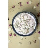 HİKWO - Soya Wax LAvantalı Kase Mum - Beyaz Kuvars Taşlı Aromaterapi Mumu