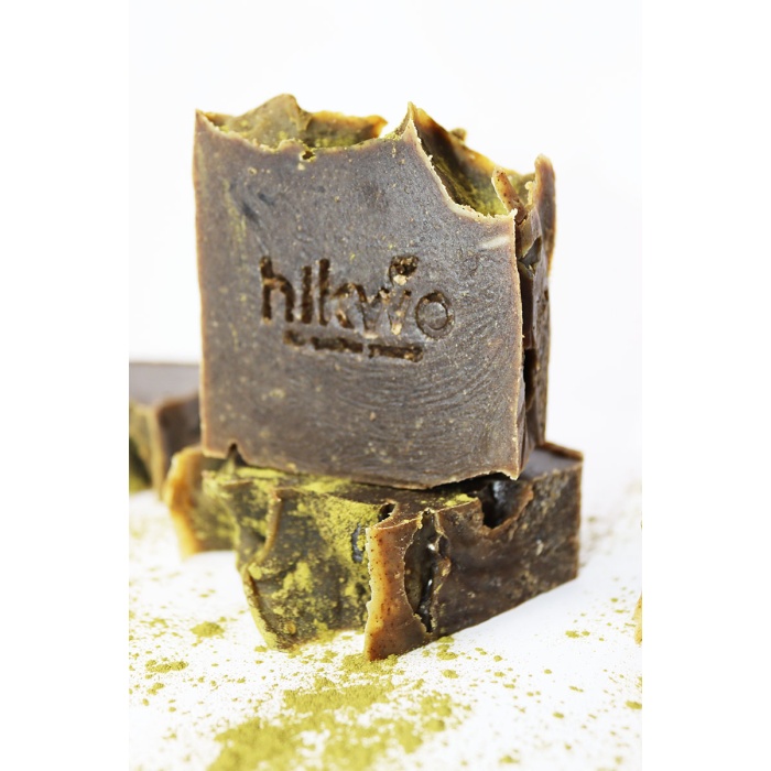 HİKWO – Matcha Çayı Tozlu El Yapımı Sabun