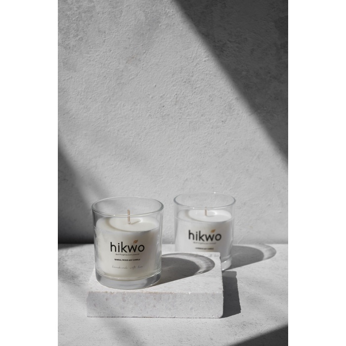 Hikwo – Sandal Ağacı Kokulu Soya Wax Bardak Mum