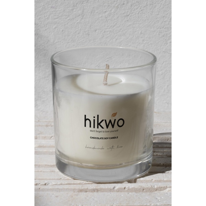 Hikwo - Çikolata Kokulu Soya Wax Bardak Mum