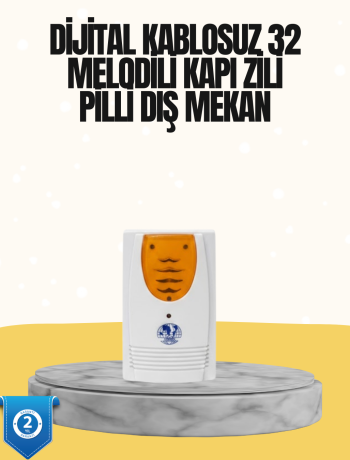 Kablosuz Kapı Zili Düzenli ve Konforlu Yaşam Alanları İçin