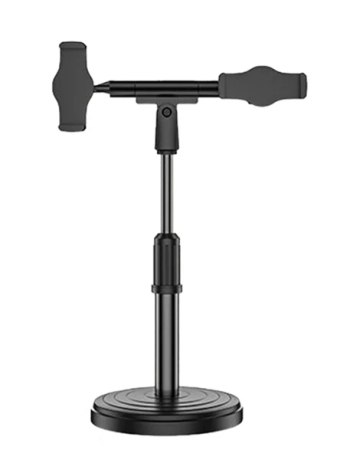 ALLY Masaüstü Youtube Tiktok Canlı Yayın Çift Telefon Tutucu Stand-(5775)