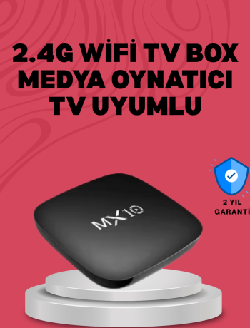 4K UHD Android Medya Oynatıcı 8 GB Hafıza 2 GB RAM Wi-Fi Destekli