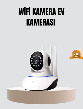 HD IP Kamera – Gece Görüşlü Hareket Sensörlü Mobil Takip ve Çift Yönlü Ses