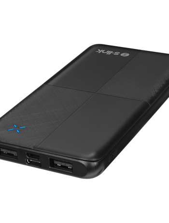 S-LINK IP-G12N Siyah 10.000mAh 2xUSB 1xMicro USB 1xType-C 4 LED Göstergeli PowerBank(1923)
