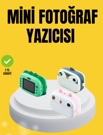 Baskı Kamera – Çift Lensli Anında Baskı ve 10X Zoom Özellikli Dijital Fotoğraf Makinesi