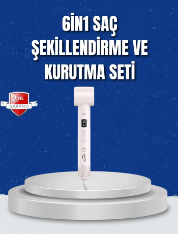 Negatif İyon Teknolojili 6-in-1 Profesyonel Saç Şekillendirici