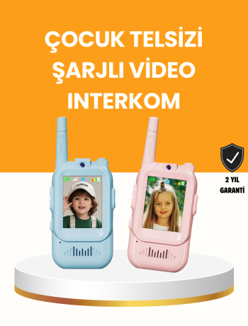 Uzun Menzilli Video Walkie Talkie Eğitici ve Eğlenceli Oyuncak