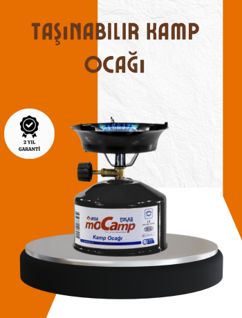 Taşınabilir Metal Gövdeli Kamp Ocağı Seti