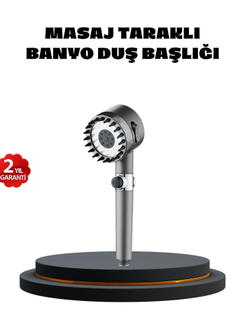 Masaj Uçlu Yüksek Basınçlı Duş Başlığı Spa Etkili