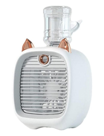 EZERE Hava Nemlendiricili Masaüstü Fan Taşınabilir Mini Klima Soğutucu-(5775)