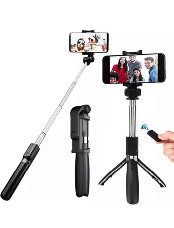 Selfie Çubuğu Tripod Bluetooth Kumandalı Selfie Çubuğu Telefon Tutucu