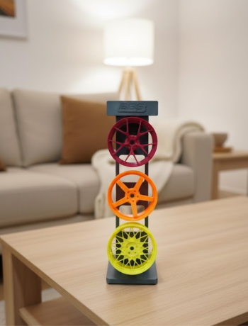 3’lü Jant Dekor Seti Masa Üstü ve Salon İçin Modern Spor Tasarım