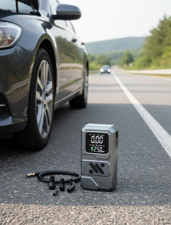 Çok Fonksiyonlu Akü Takviye ve Taşınabilir Hava Kompresörü