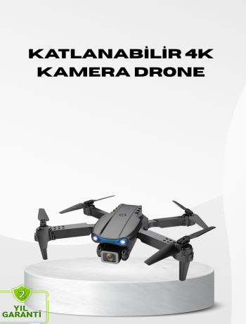 4K Katlanabilir Drone Uzaktan Kontrollü Wi-Fi Görüntü Aktarımlı