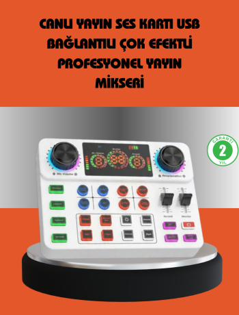 Bluetooth Bağlantılı Karaoke ve Yayın Ses Kontrol Ünitesi