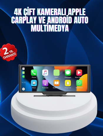 Fiat Egea Linea Doblo Peugeot  Citroen C3 C4 Opel Astra Corsa Insignia Uyumlu 10.26” IPS Dokunmatik CarPlay Multimedya – 4K Ekran