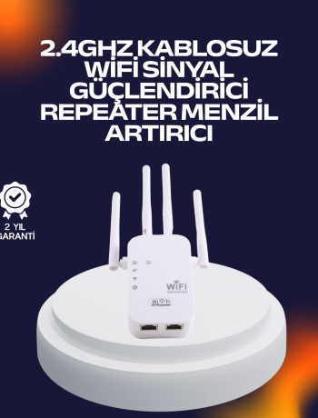 Yüksek Hızlı Parazit Önleyici WiFi Repeater Router