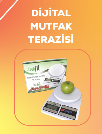 LCD Ekranlı Yüksek Hassasiyetli Dijital Mutfak Terazisi