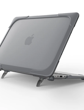 Macbook Air 11A1370A1465 Şeffaf Standlı Koruyucu Kılıf-(5775)