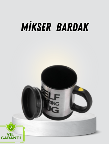 Akıllı Kendi Kendini Karıştıran Termal Kupa – Paslanmaz Çelik