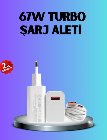 67 Watt Type C Hızlı Şarj Başlık Xiaomi Black Shark Uyumlu