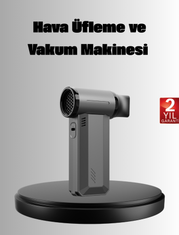 Çok Fonksiyonlu Şarjlı Hava Üfleme ve Vakum Makinesi