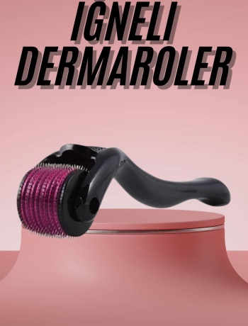 Derma Roller Titanyum Uçlu 540 İğneli 1 Mm Saç Sakal Çıkarma Ve Cilt Bakım Masaj Aleti