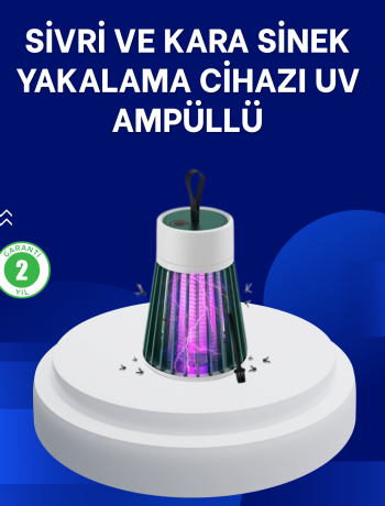 2’si 1 Arada LED Işıklı Elektrikli Böcek Öldürücü