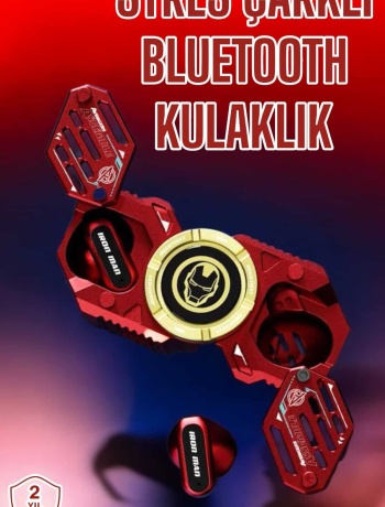 Bluetooth Kulaklık Stres Çarklı Döndürülebilir Uzun Şarj Süreli Oyuncu Kulaklığı