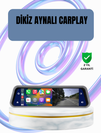 Ön Arka Kameralı Dokunmatik Dikiz Aynası 170° Geniş Açı