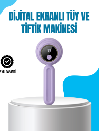 Şarjlı Tiftik Temizleme Makinesi Kablosuz Pratik Kullanım