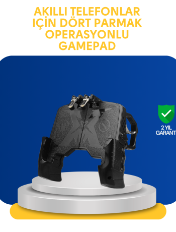Gerçekçi Oyun Deneyimi Sunan Dört Parmak Mobil Gamepad