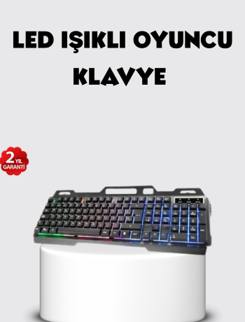 RGB Aydınlatmalı Klavye Mouse Seti – USB Bağlantılı Türkçe Q Ayarlanabilir DPI Ergonomik Yapı