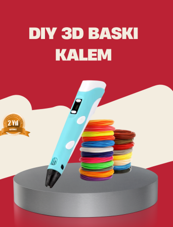 Çocuklar İçin Güvenli 3D Yazıcı Kalem