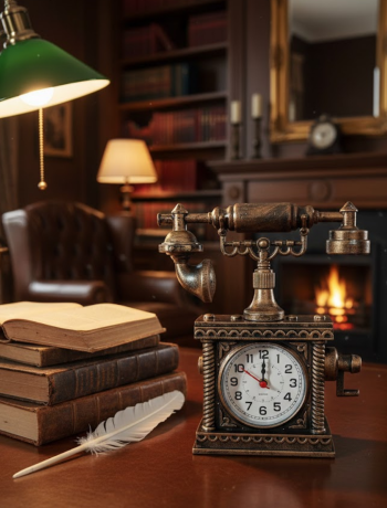 Modern Tasarımlı Çalar Saat Dekoratif ve İşlevsel Masa Saati