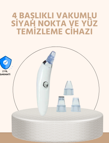 Güçlü Vakumlu Siyah Nokta Temizleyici – Cilt Pürüzlerini Gideren