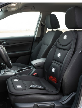 Sırt ve Bel İçin Isıtmalı Masaj Minderi Çok Bölgeli Tasarım