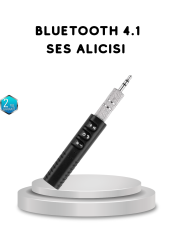 Mini Bluetooth Ses Alıcısı 3.5mm Girişli Kablosuz Müzik Adaptörü