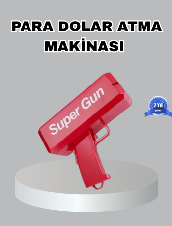 Para Saçma Makinesi Kırmızı Model 100’lü Sahte Para Hediyeli