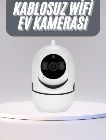 360° Full HD Akıllı Kamera Hareket Sensörlü Wifi Kamera Çocuk Güvenlik Kamerası