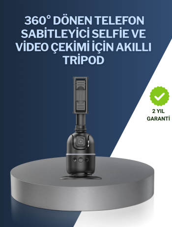Canlı Yayın ve Video Çekimleri İçin Otomatik Yüz Takipli Masaüstü Gimbal