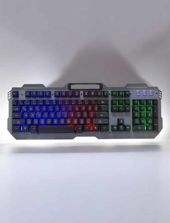 Oyuncu Klavyesi Q Klavye RGB Işıklı Mouse Hediyeli
